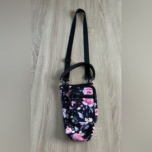 NWOT … Floral Bottle Holder With Adjustable Strap